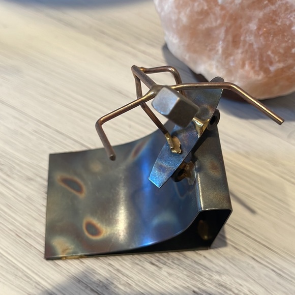 Skate Metal artwork skateboarder. Could be home accent, paperweight or art - Picture 3 of 5